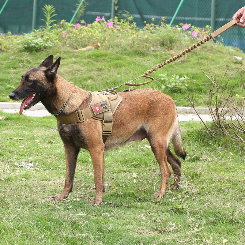 Military Tactical Dog Harness Patrol K9 Working Pet